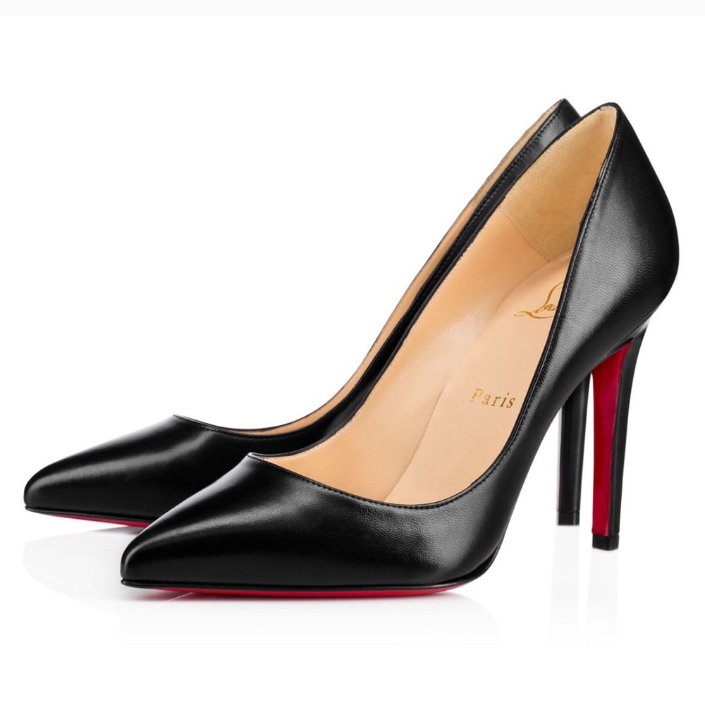 NWT CHRISTIAN LOUBOUTIN “PIGALLE FOLLIE” NAPA LEATHER PUMPS(INCLUDES EVERYTHING)